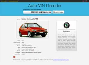 Auto VIN Decoder