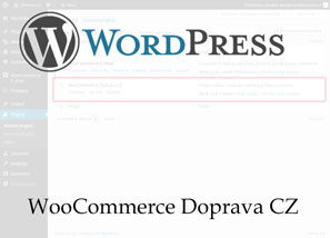 WooCommerce Doprava CZ