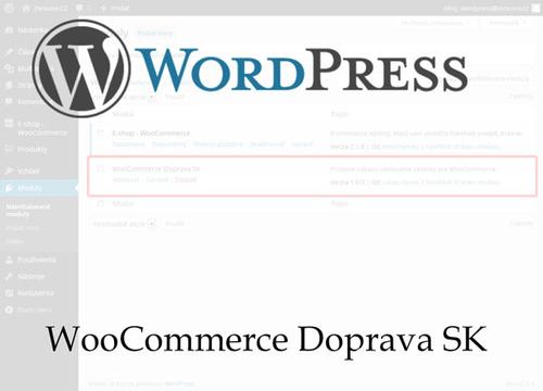 WooCommerce Doprava SK